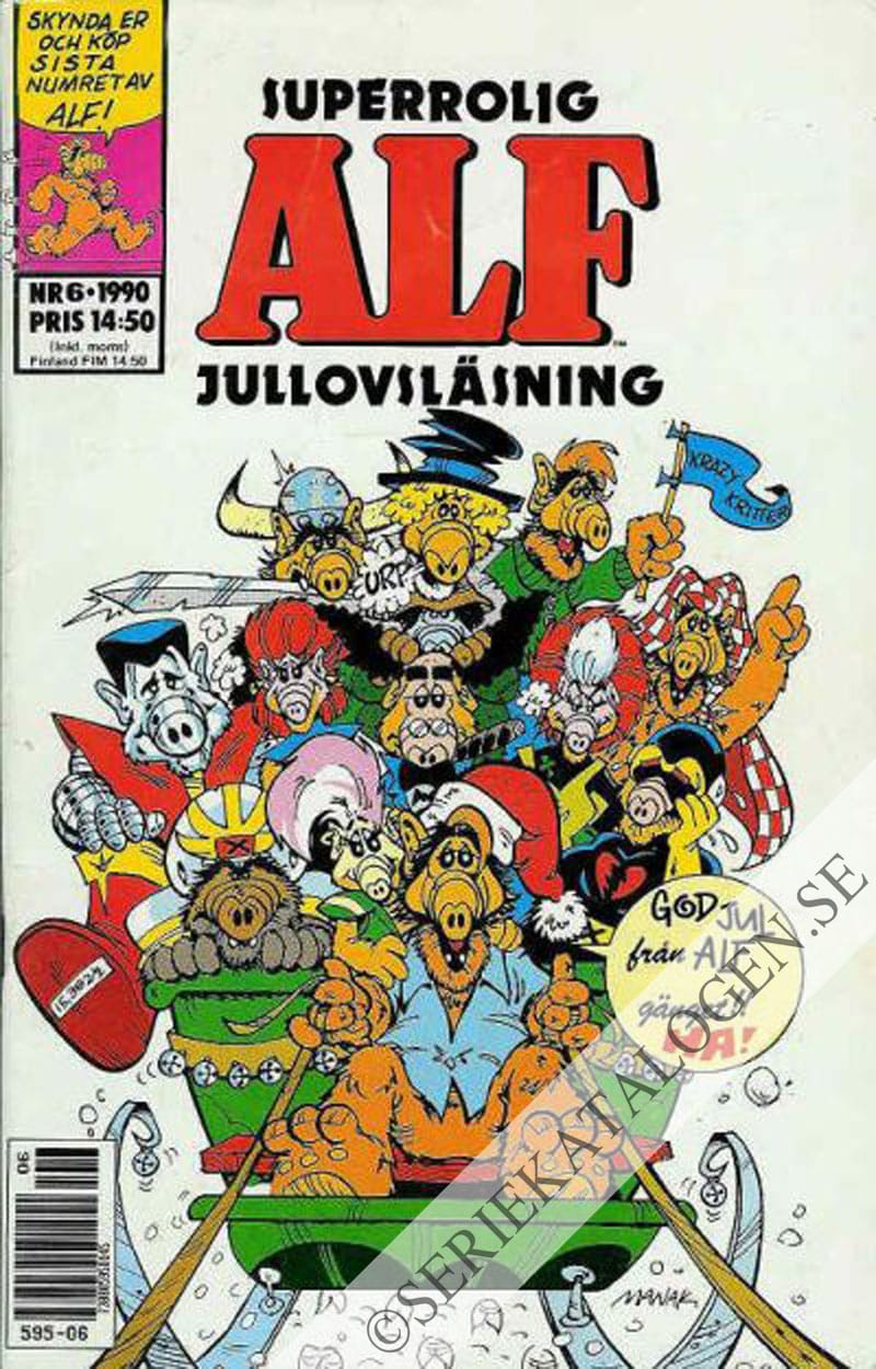 Framsida på Alf #6 (1990)
