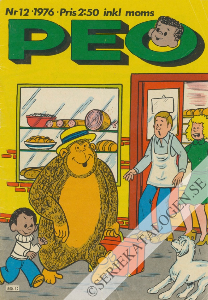 Framsida på Peo #12 (1976)