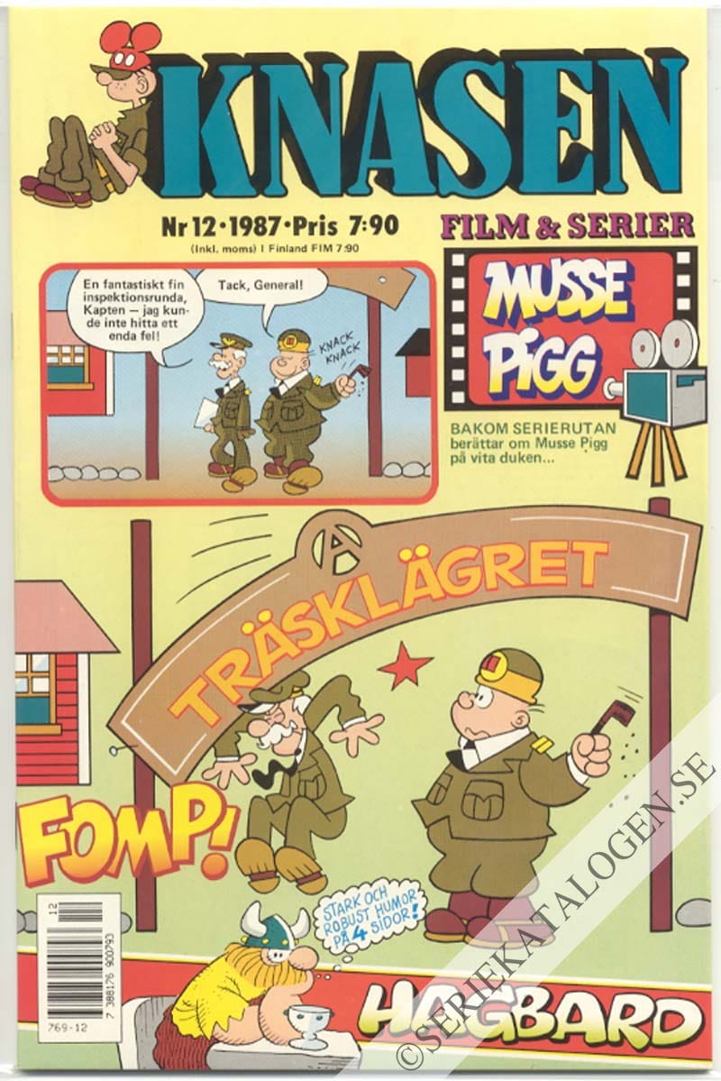 Framsida på Knasen #12 (1987)