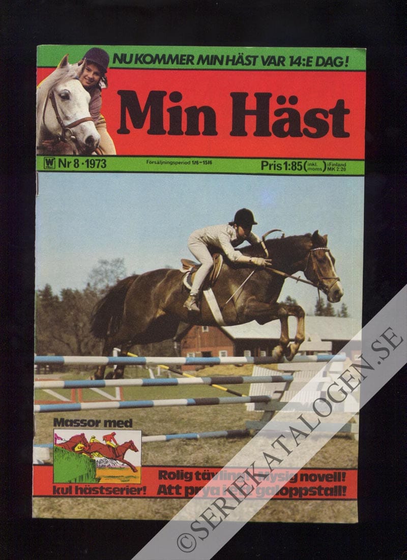 Framsida på Min häst #8 (1973)