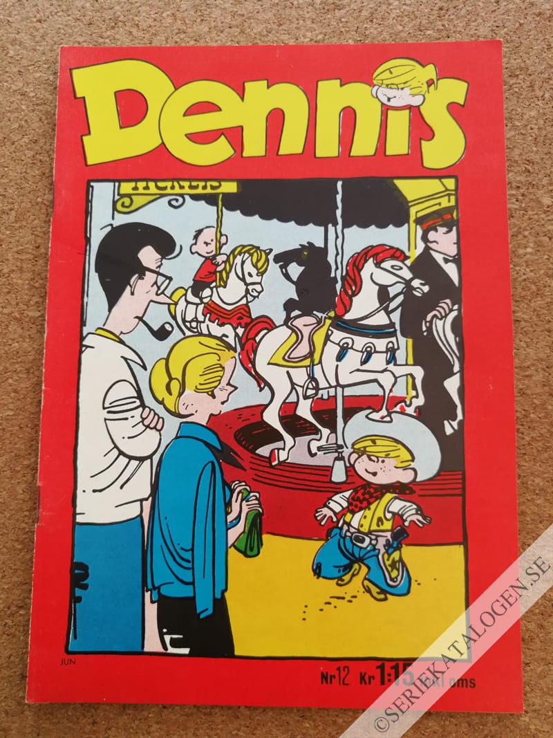 Framsida på Dennis #12 (1968)