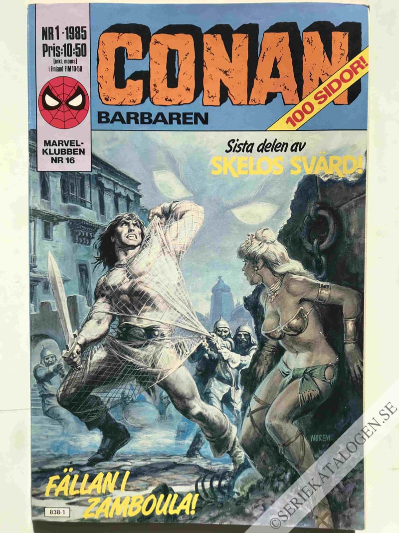 Framsida på Conan #1 (1985)