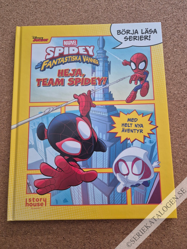 Framsida på Börja läsa serier Spidey och hans fantastiska vänner - Heja, team Spidey! (2025)