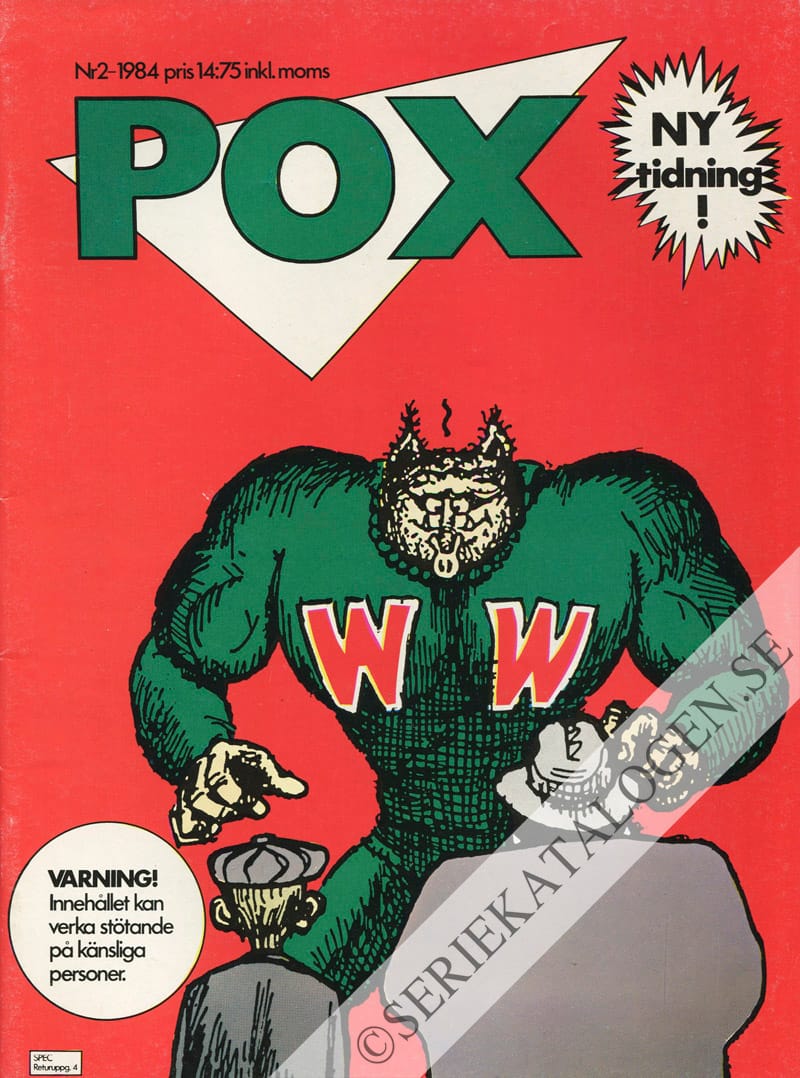 Framsida på Pox #2 (1984)