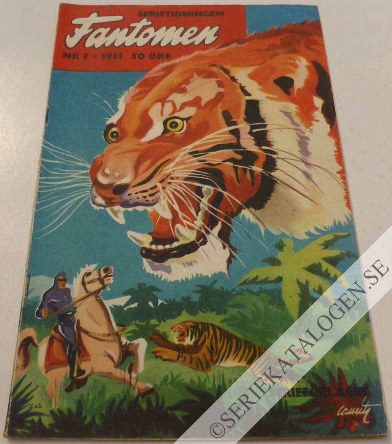 Framsida på Fantomen #3 (1951)