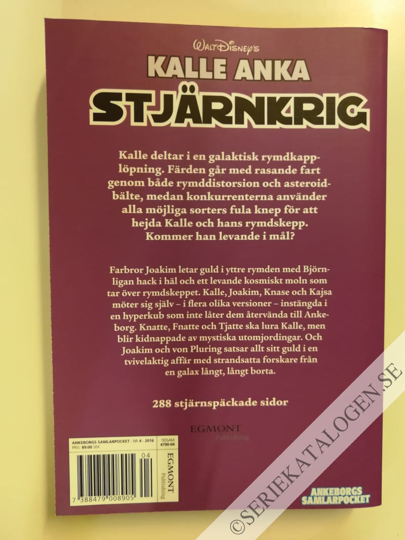 Baksida på Kalle Anka - Stjärnkrig 3 (2016)