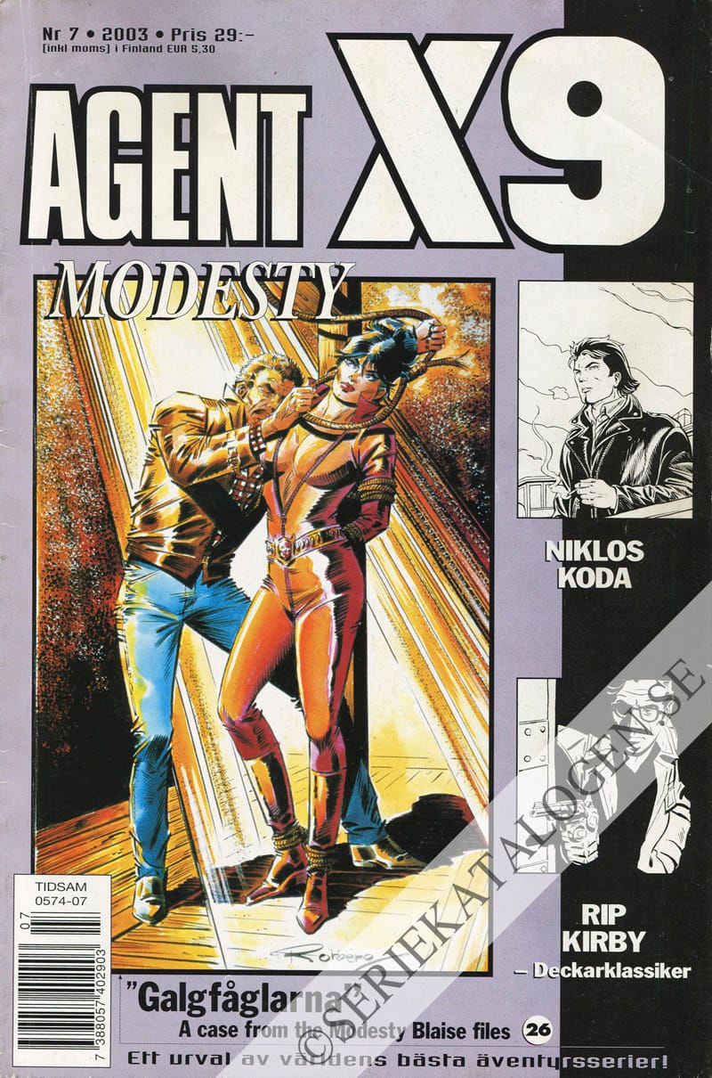 Framsida på Agent X9 #7 (2003)