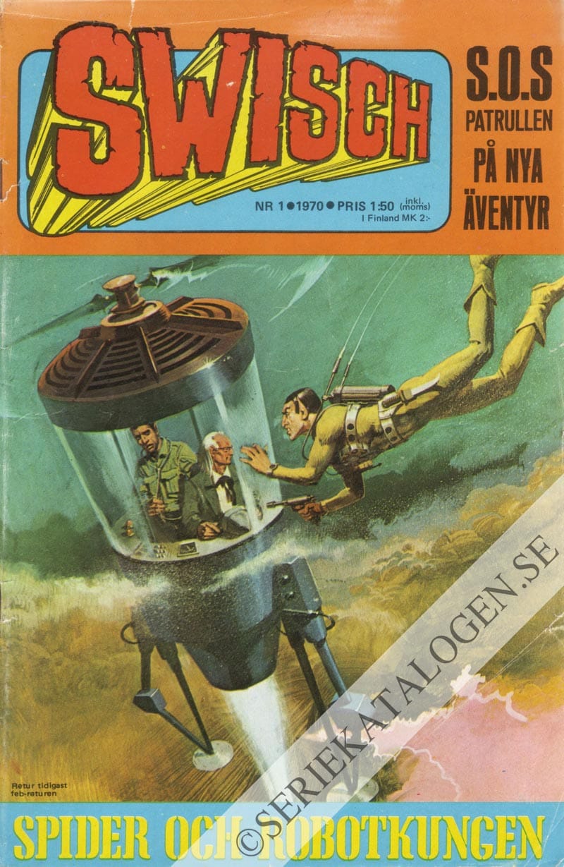 Framsida på Swisch #1 (1970)