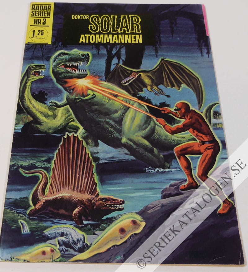 Framsida på Radarserien Doktor Solar Atommannen (1968)