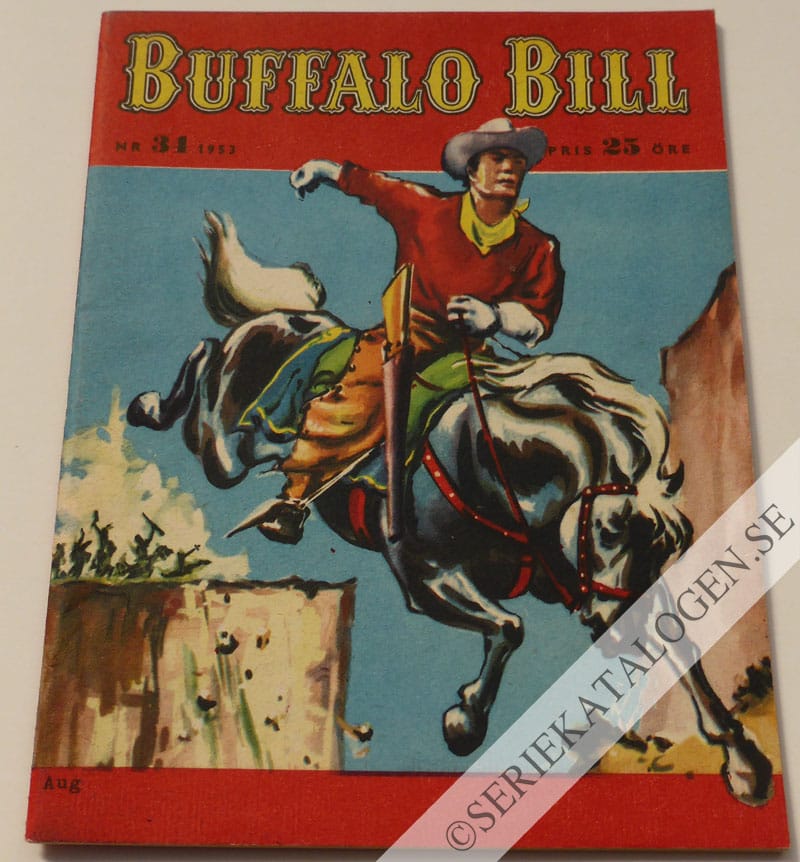 Framsida på Buffalo Bill #34 (1953)