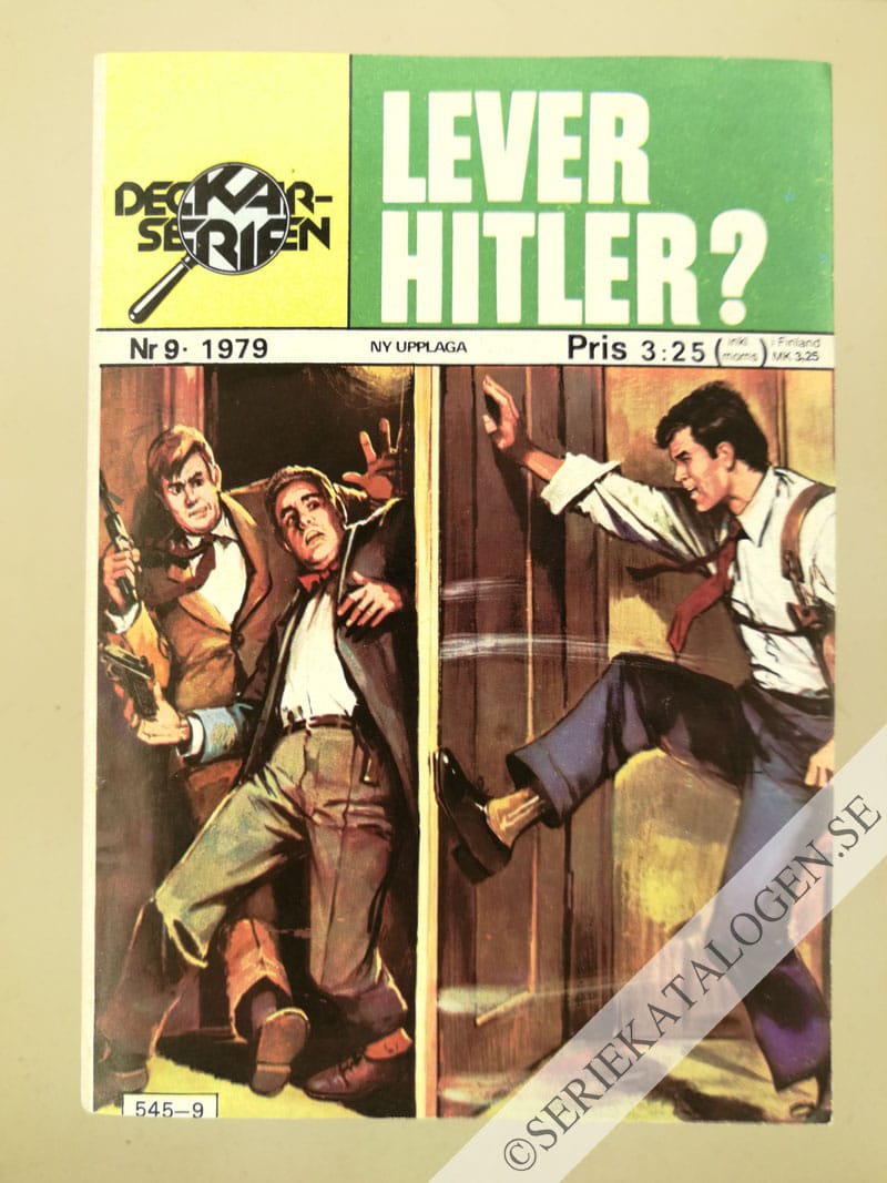 Framsida på Deckarserien Lever Hitler? (1979)