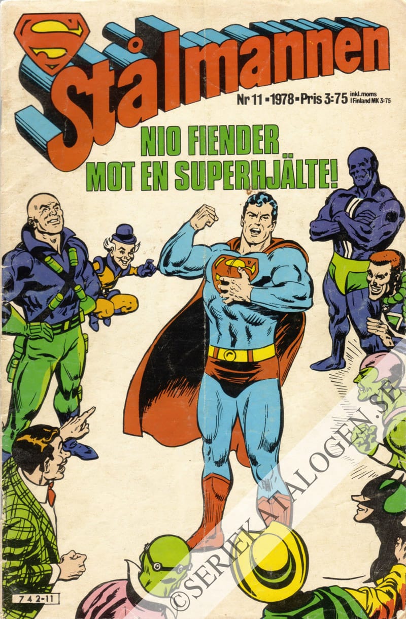 Framsida på Stålmannen #11 (1978)