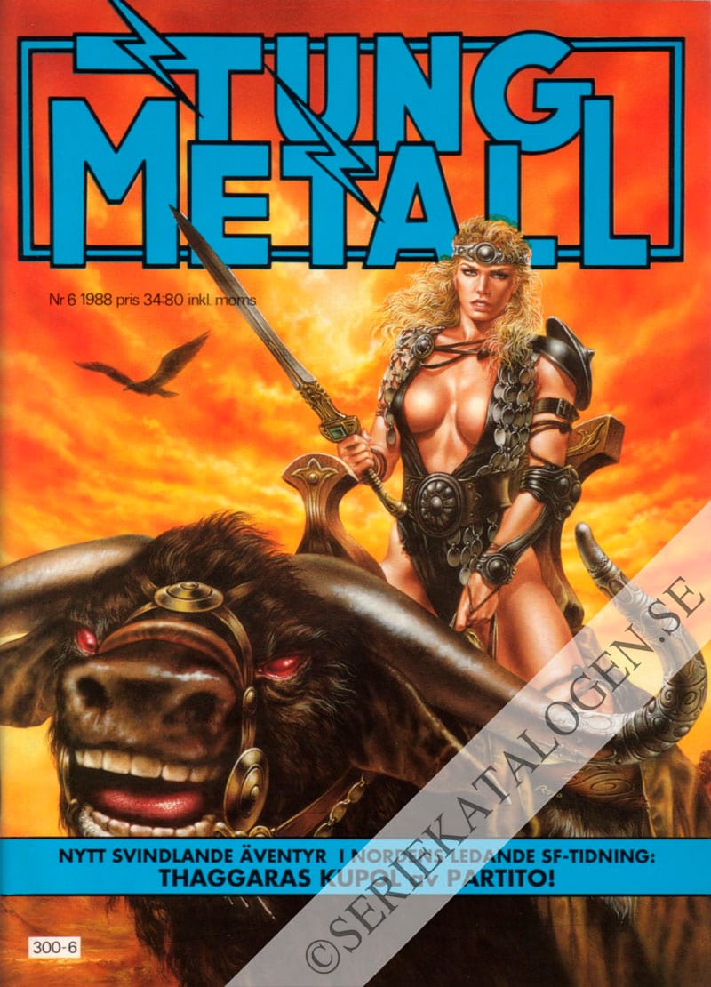 Framsida på Tung metall #6 (1988)