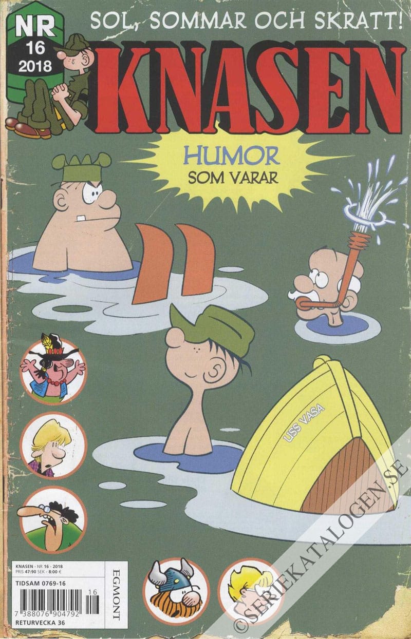 Framsida på Knasen #16 (2018)
