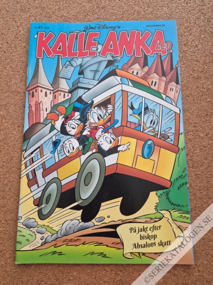 Framsida på Kalle Anka & C:o #41 (2025)
