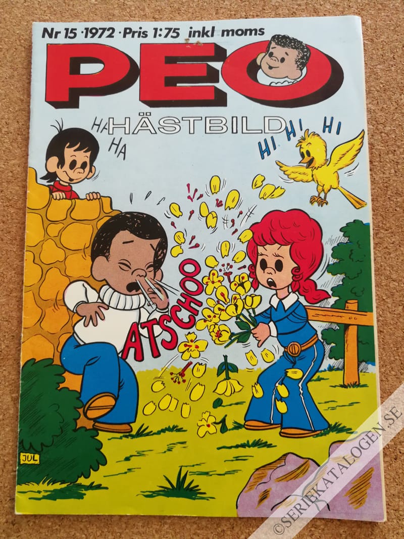 Framsida på Peo #15 (1972)