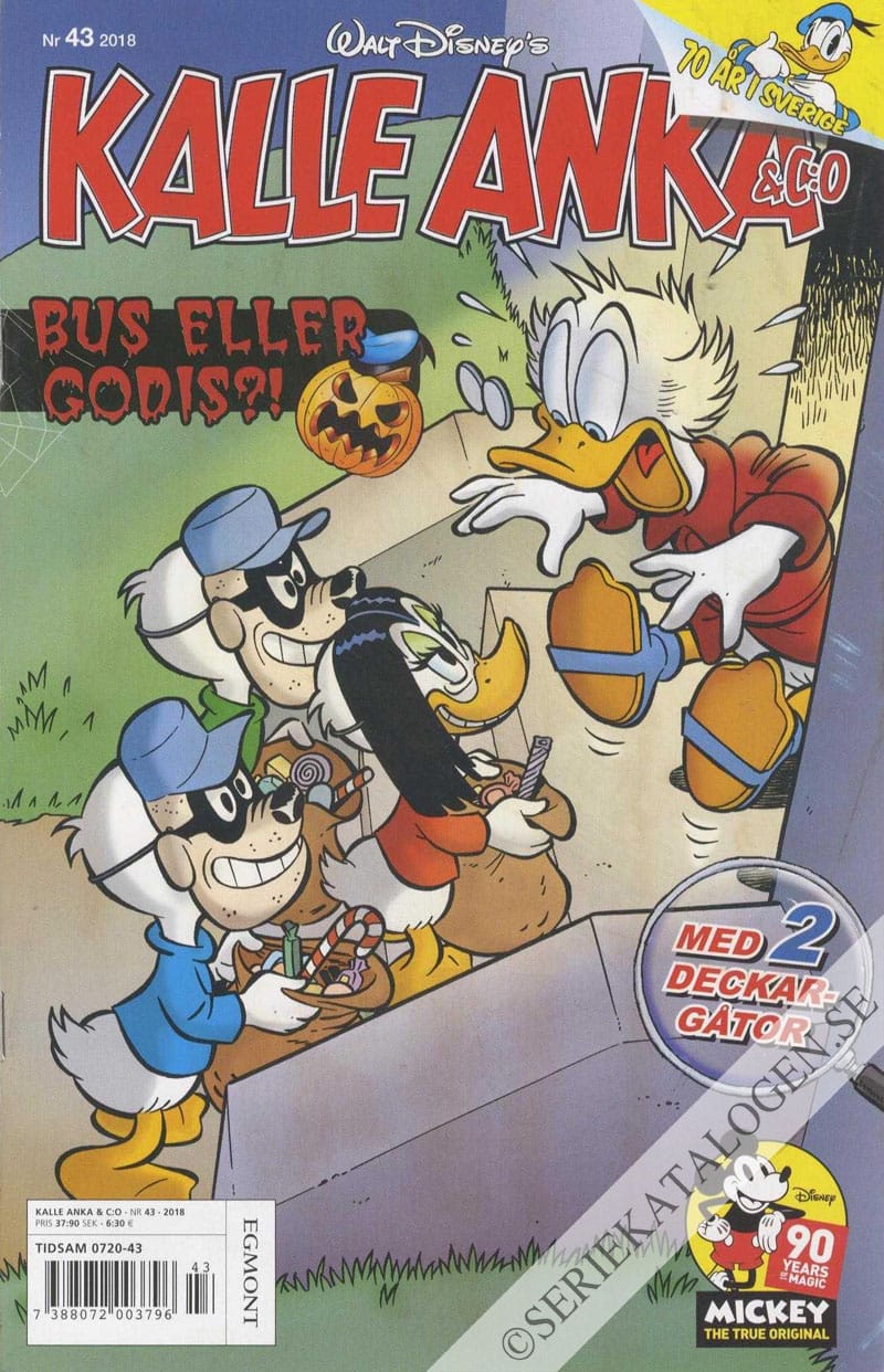 Framsida på Kalle Anka & C:o #43 (2018)