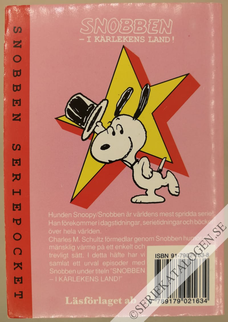 Baksida på Snobben - i kärlekens land! (1991)