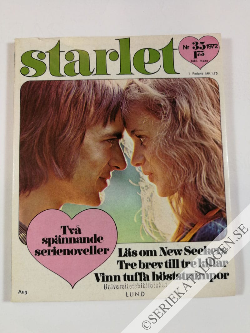 Framsida på Starlet #35 (1972)