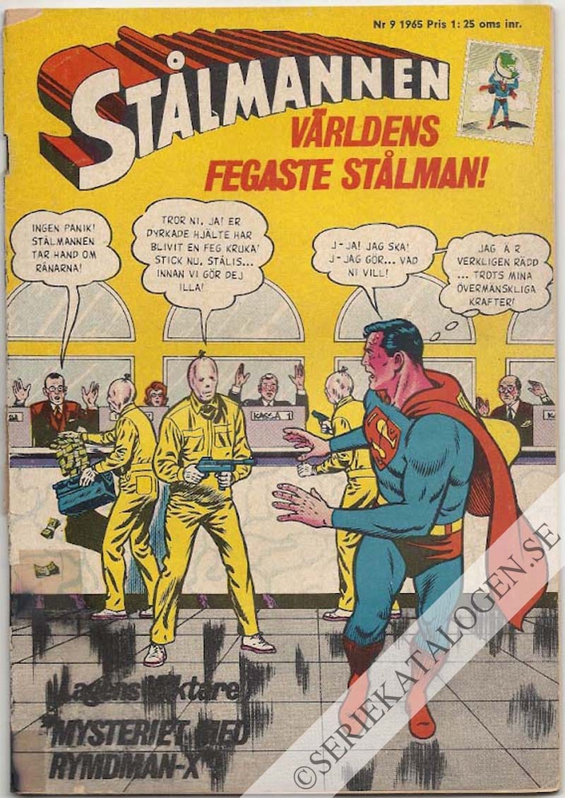 Framsida på Stålmannen #9 (1965)