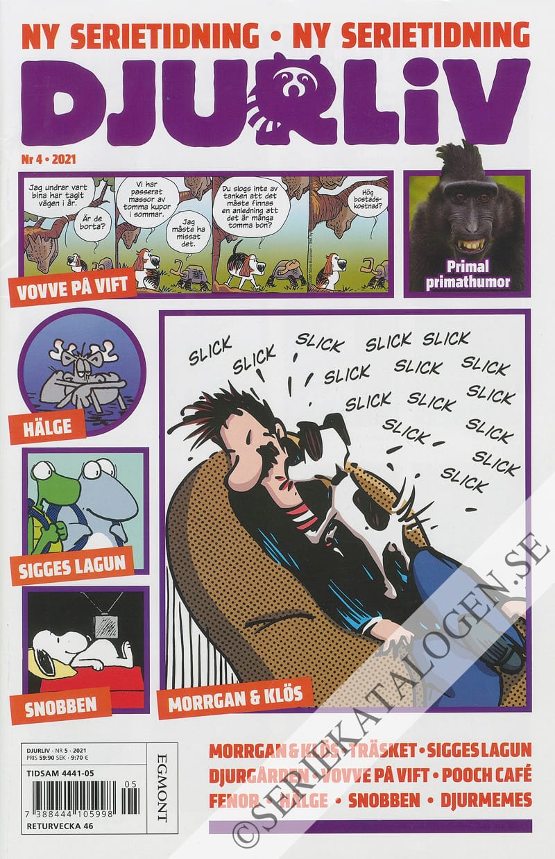 Framsida på Djurliv #5 (2021)