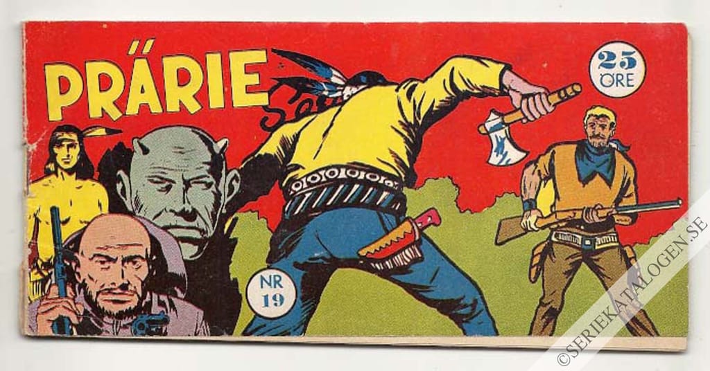 Framsida på Prärie-serier #19 (1956)
