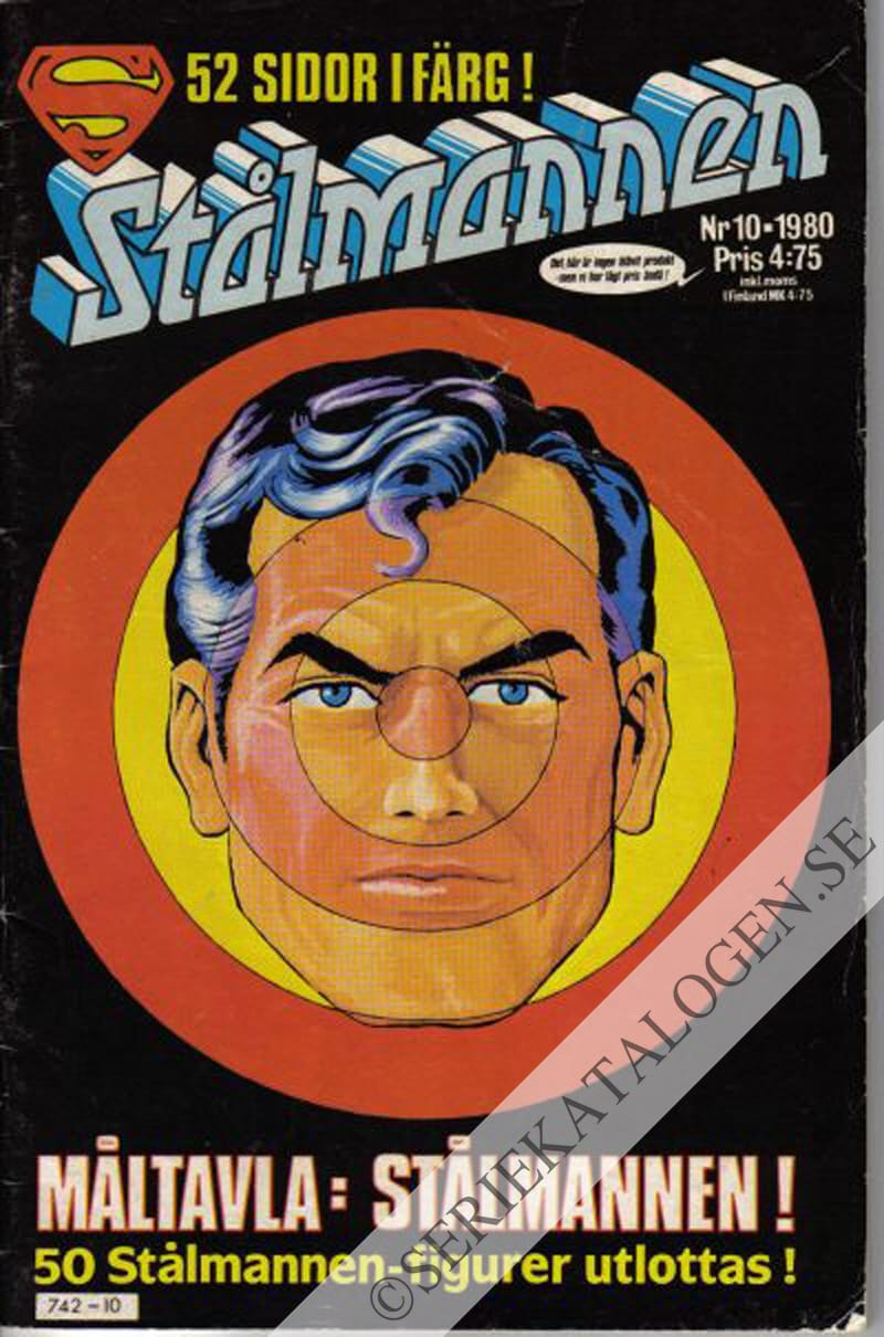 Framsida på Stålmannen #10 (1980)