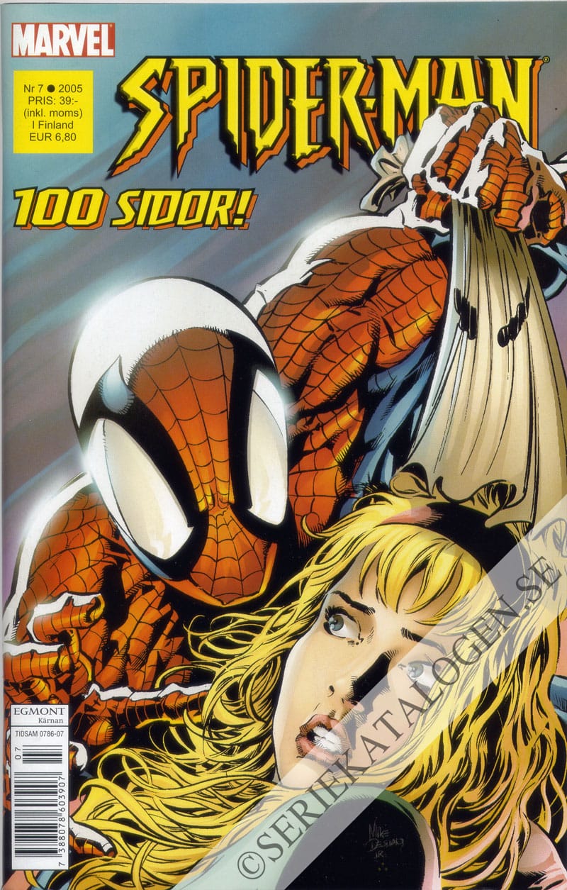 Framsida på Spider-Man #7 (2005)