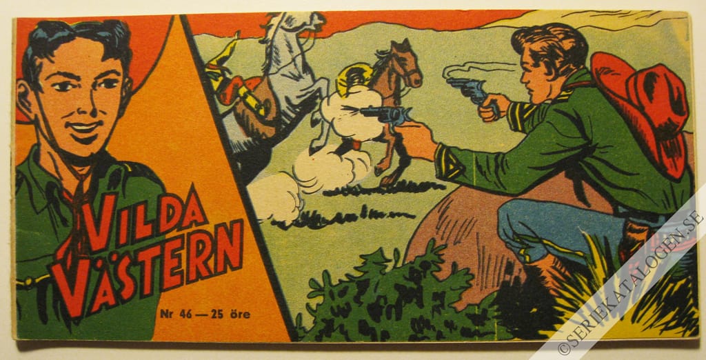 Framsida på Vilda Västern #46 (1955)