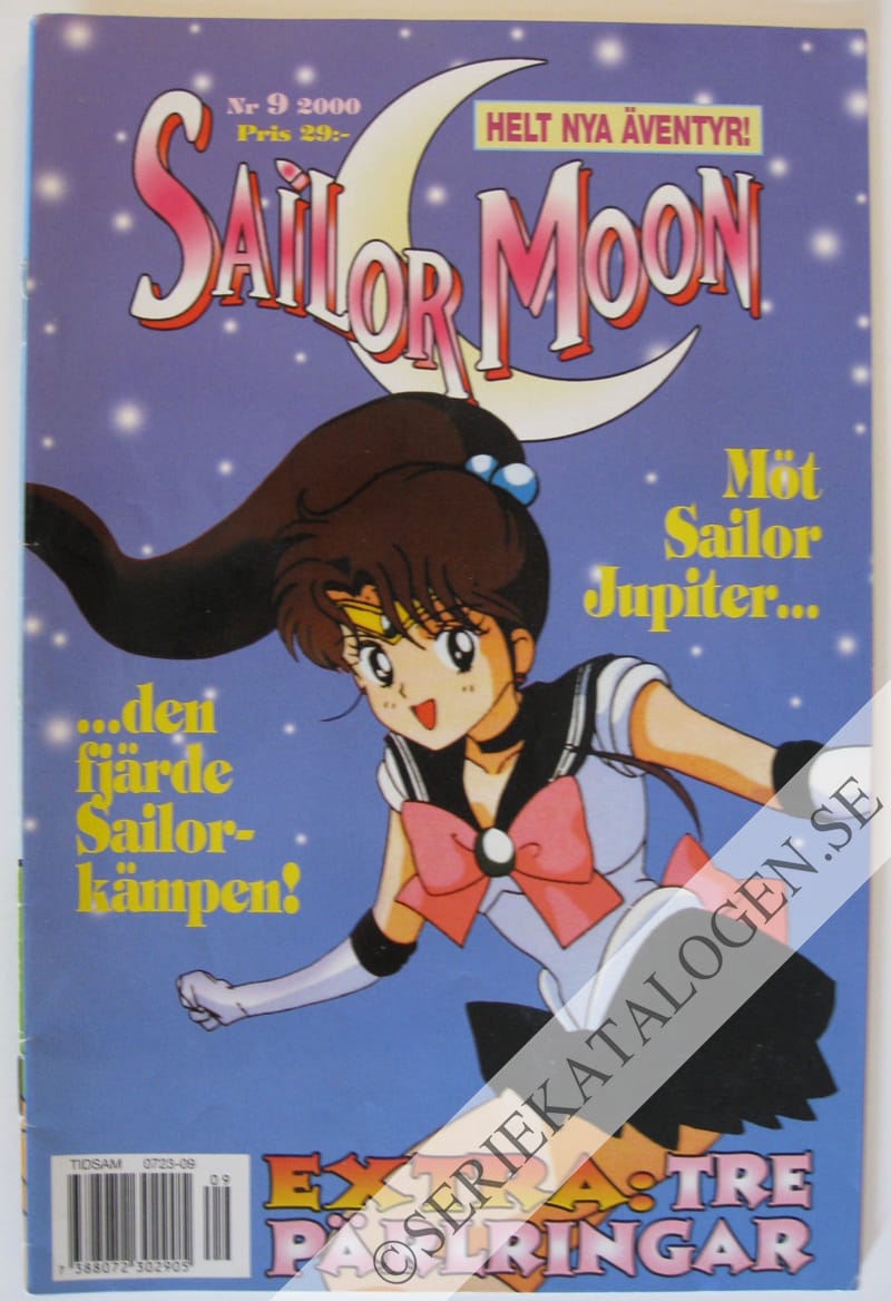 Framsida på Sailor Moon #9 - Möt Sailor Jupiter den fjärde Sailorkämpen (2000)
