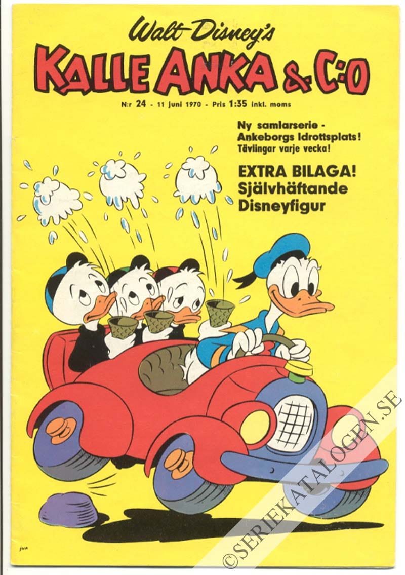Framsida på Kalle Anka & C:o #24 (1970)