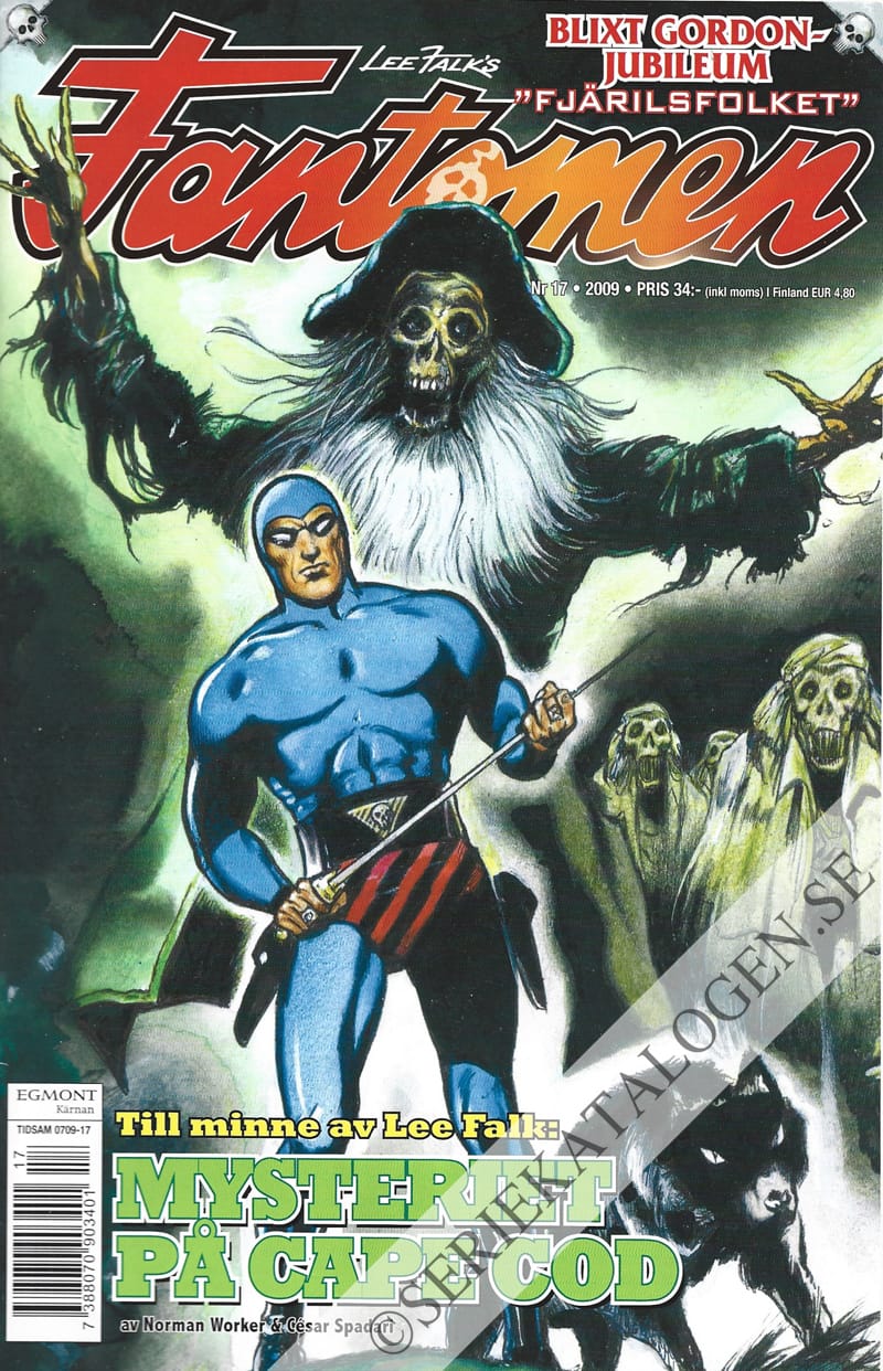 Framsida på Fantomen #17 (2009)