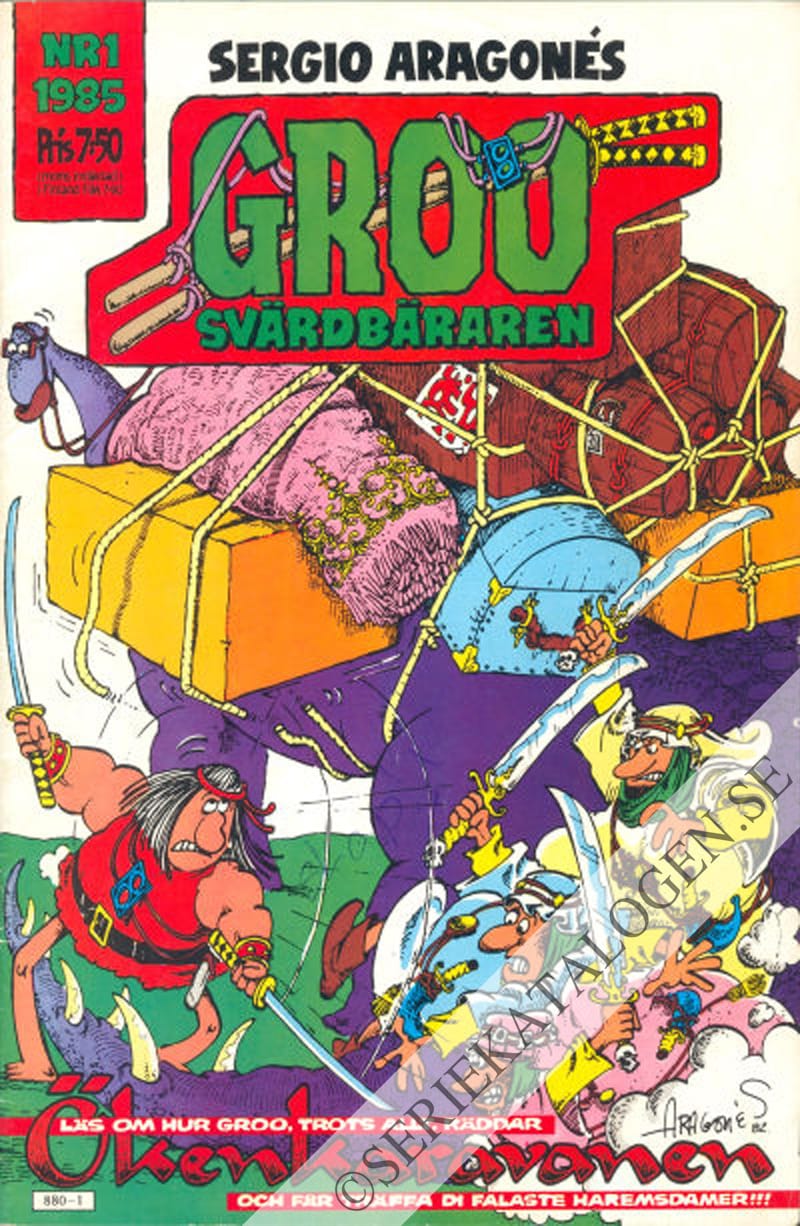 Framsida på Groo - svärdbäraren #1 (1985)