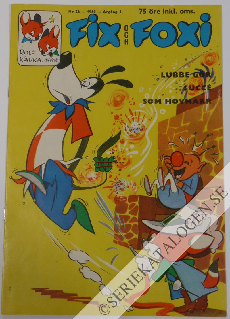 Framsida på Fix och Foxi #26 (1960)