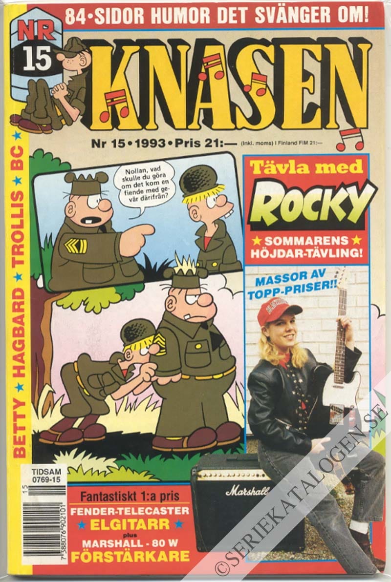 Framsida på Knasen #15 (1993)