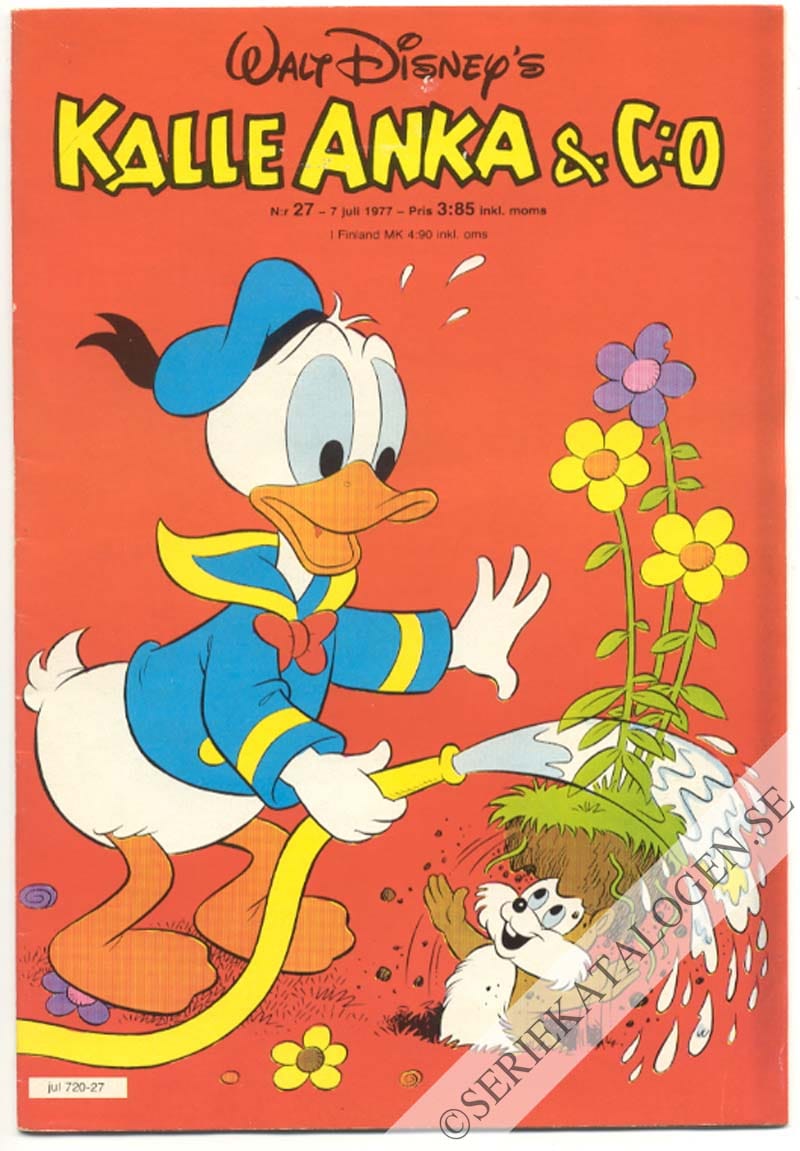 Framsida på Kalle Anka & C:o #27 (1977)