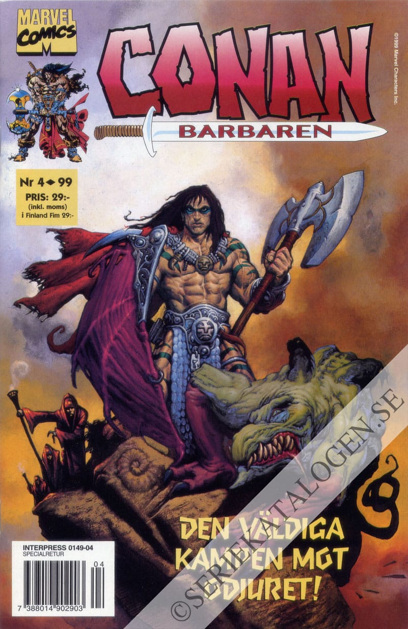 Framsida på Conan barbaren #4 (1999)