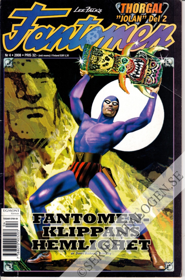 Framsida på Fantomen #4 (2008)