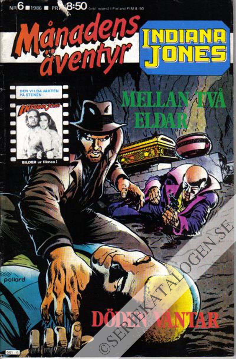 Framsida på Månadens äventyr #6 (1986)