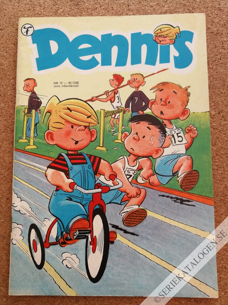 Framsida på Dennis #19 (1962)