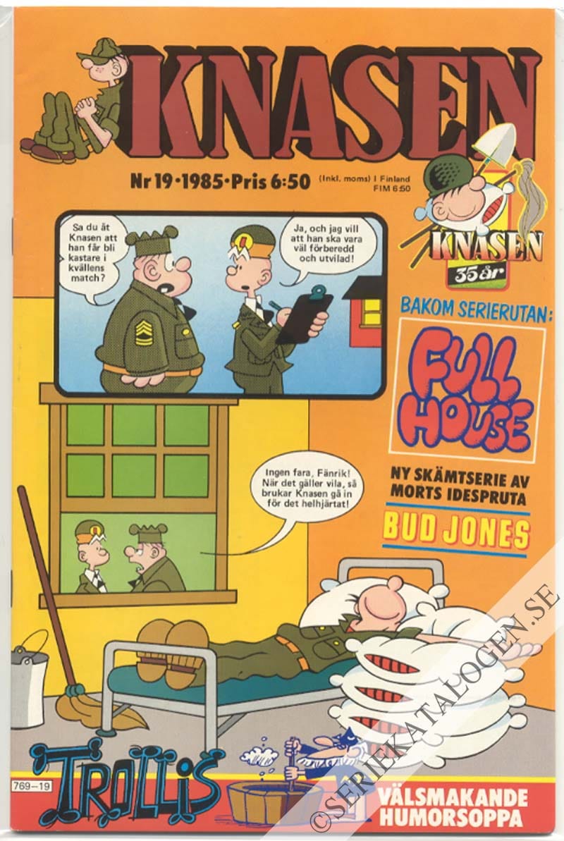 Framsida på Knasen #19 (1985)