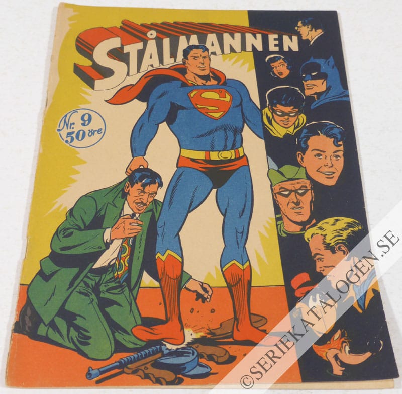 Framsida på Stålmannen #9 (1956)