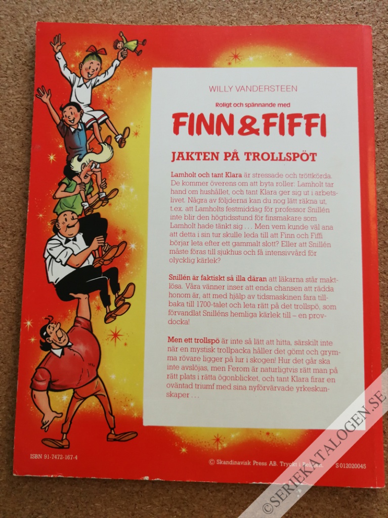 Baksida på Jakten på trollspöt (19??)