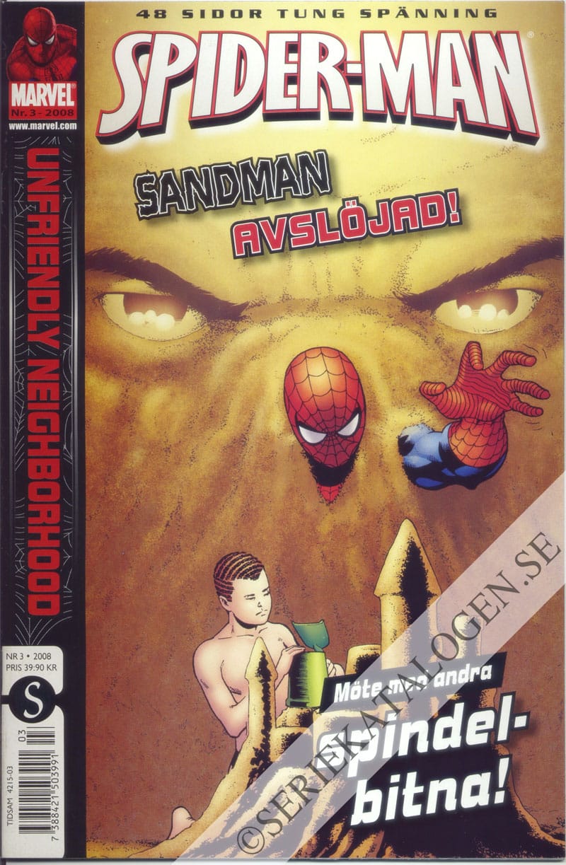 Framsida på Spider-Man #3 (2008)