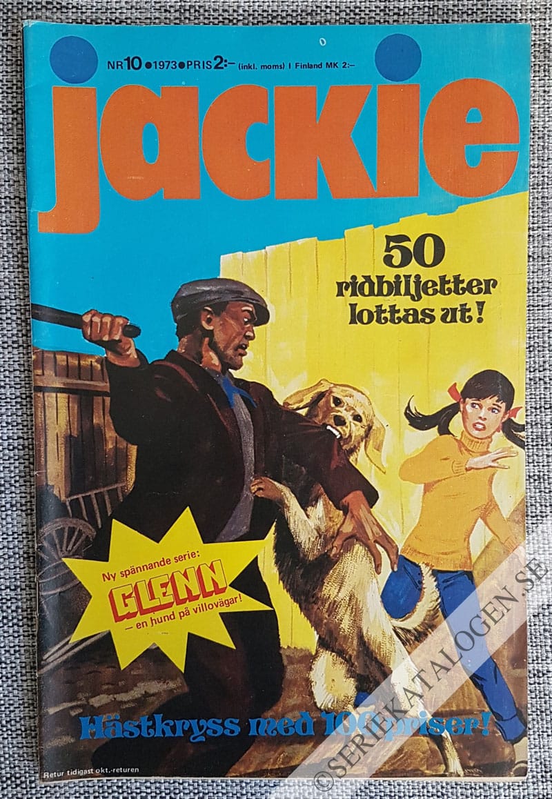 Framsida på Jackie #10 (1973)