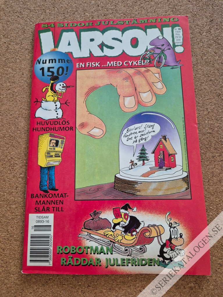 Framsida på Larson! #16 (1998)