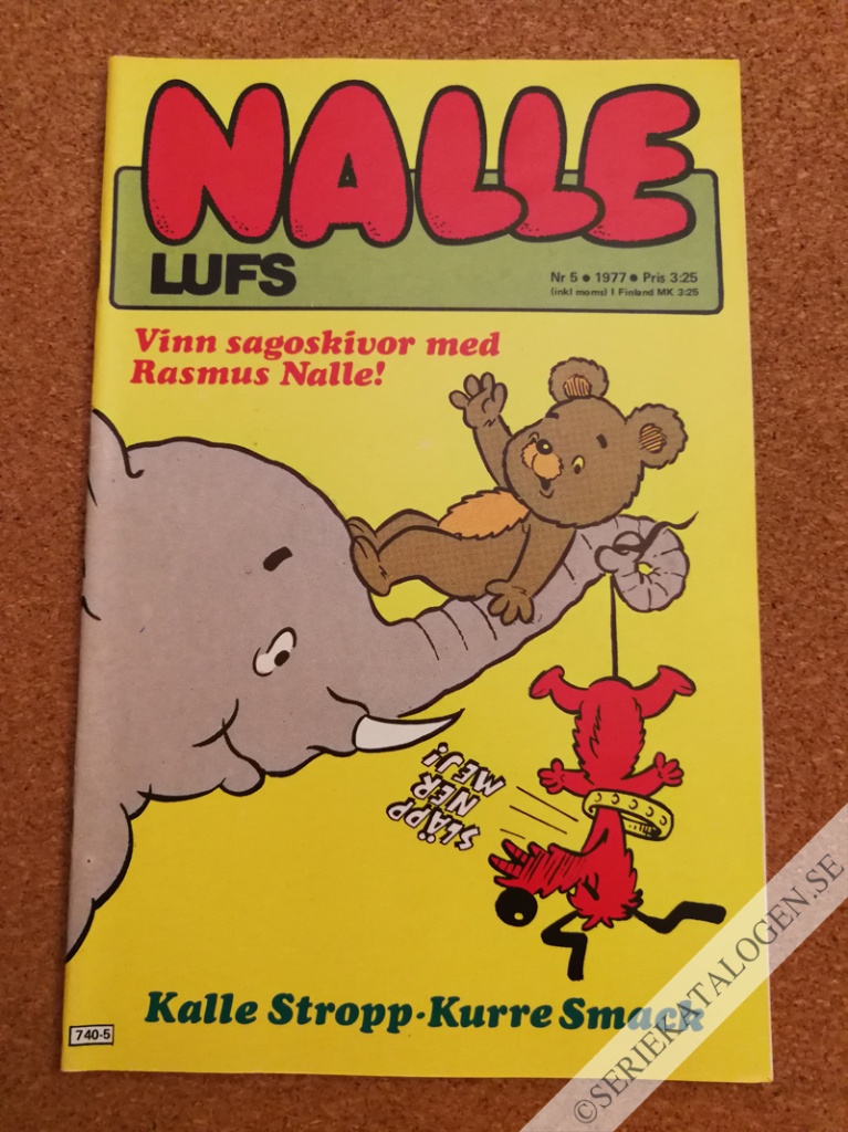 Framsida på Nalle Lufs #5 (1977)
