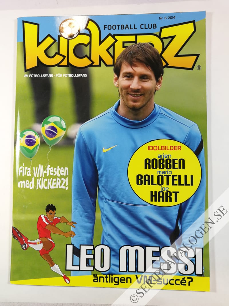 Framsida på Kickerz Football Club #6 (2014)