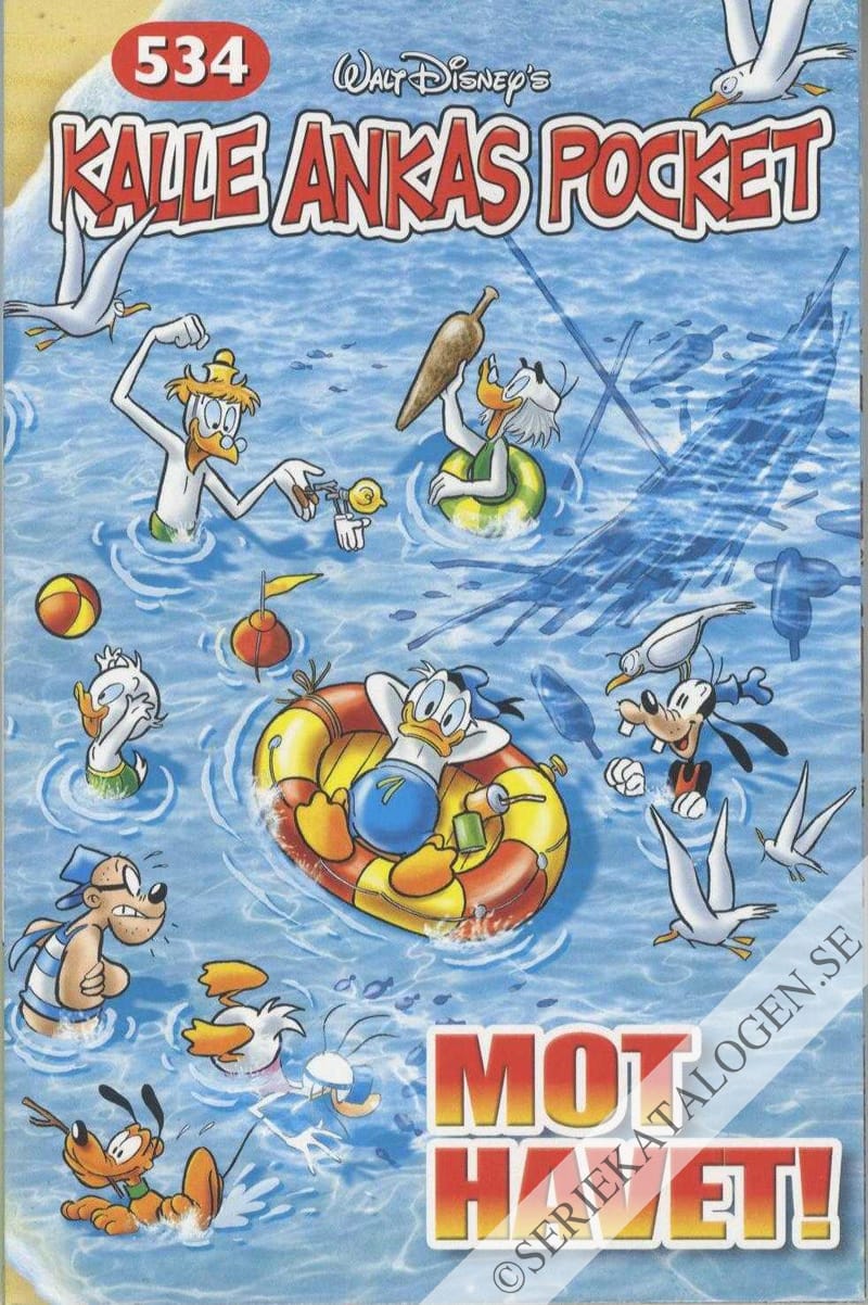 Framsida på Kalle Ankas pocket #534 - Mot havet! (2022)