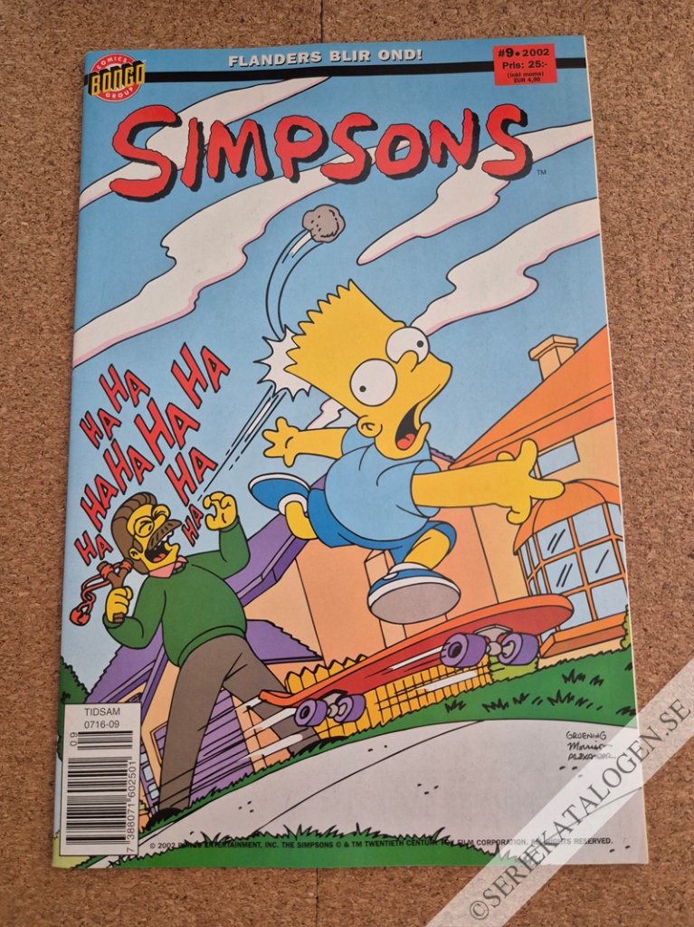 Framsida på Simpsons #9 (2002)